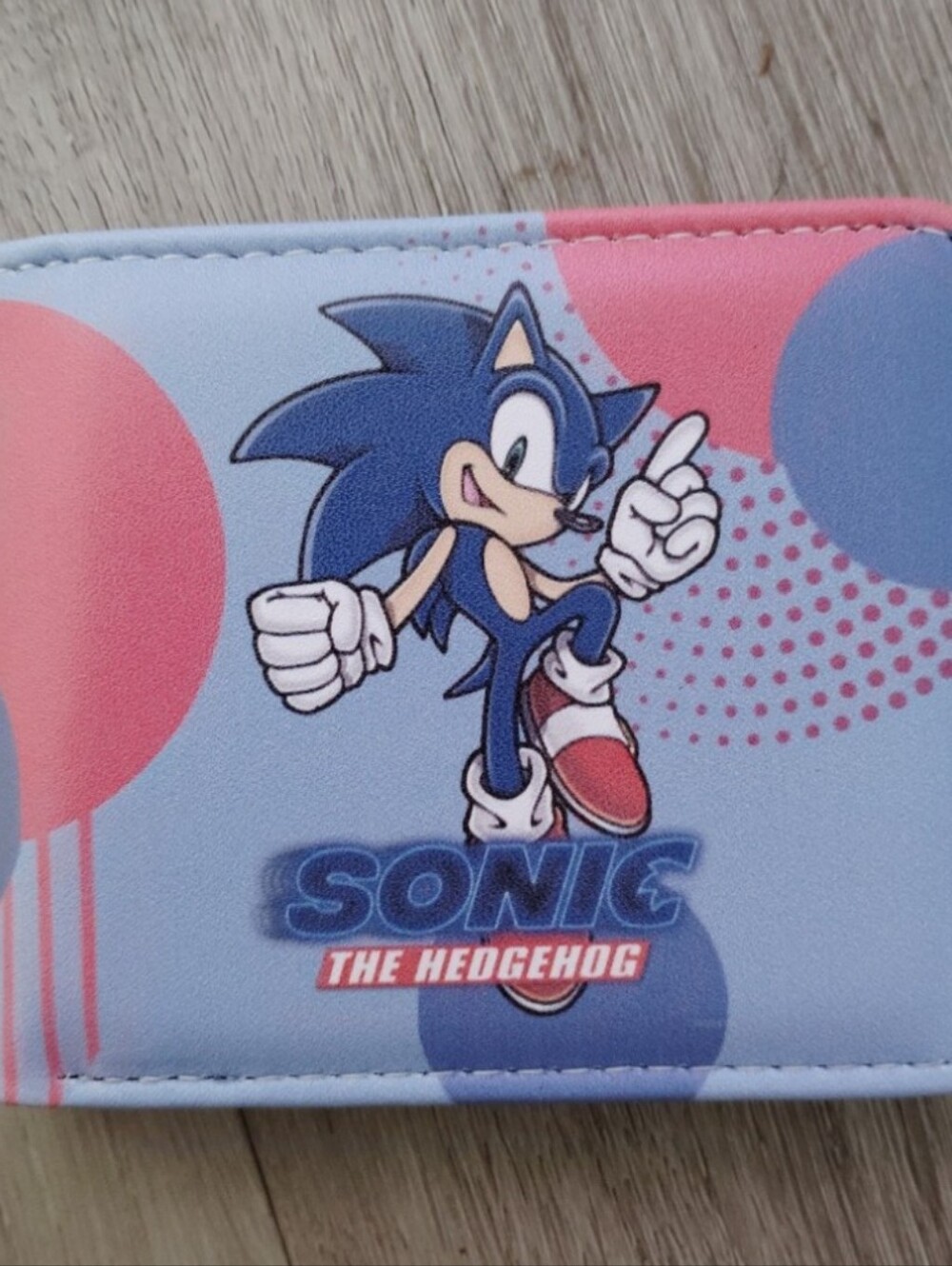 New Sonic the hedgehog anime manga leather wallet